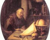 Man Interrupted at His Writing - 格里特·道